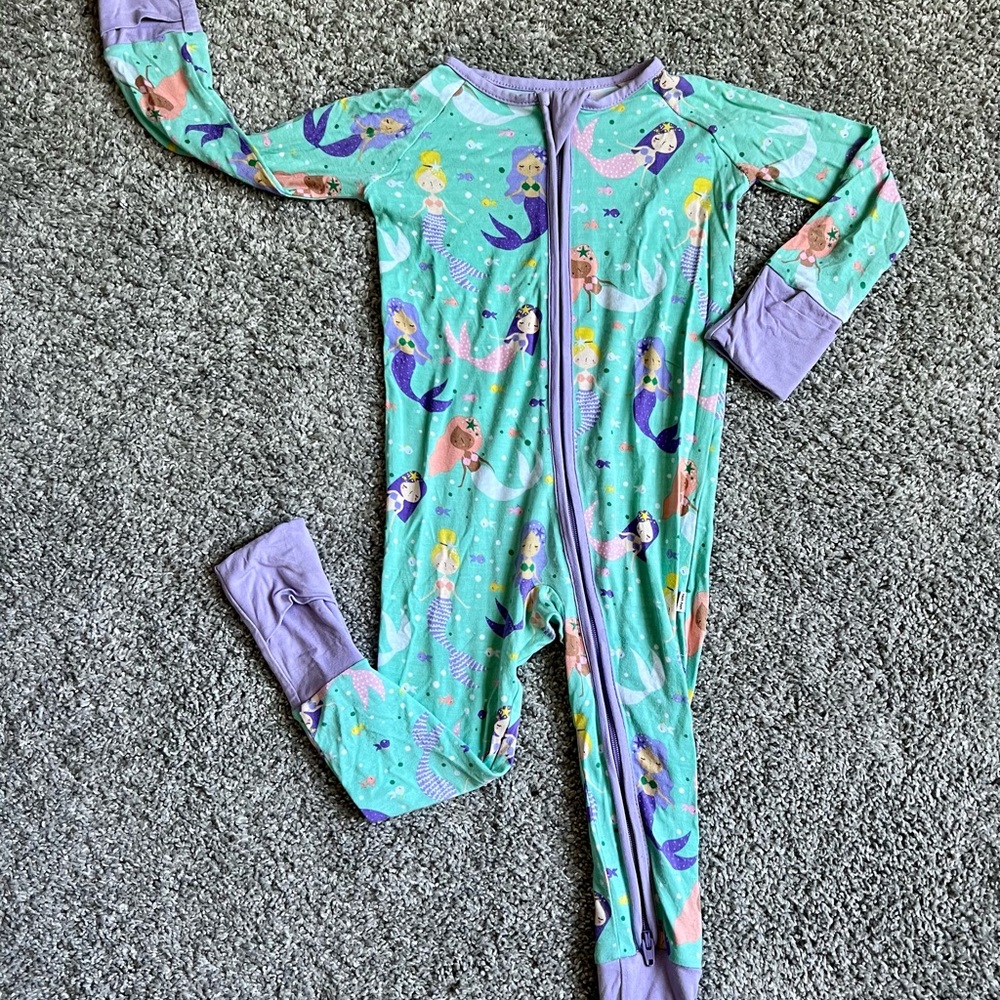 Little Sleepies Mermaids Zippy